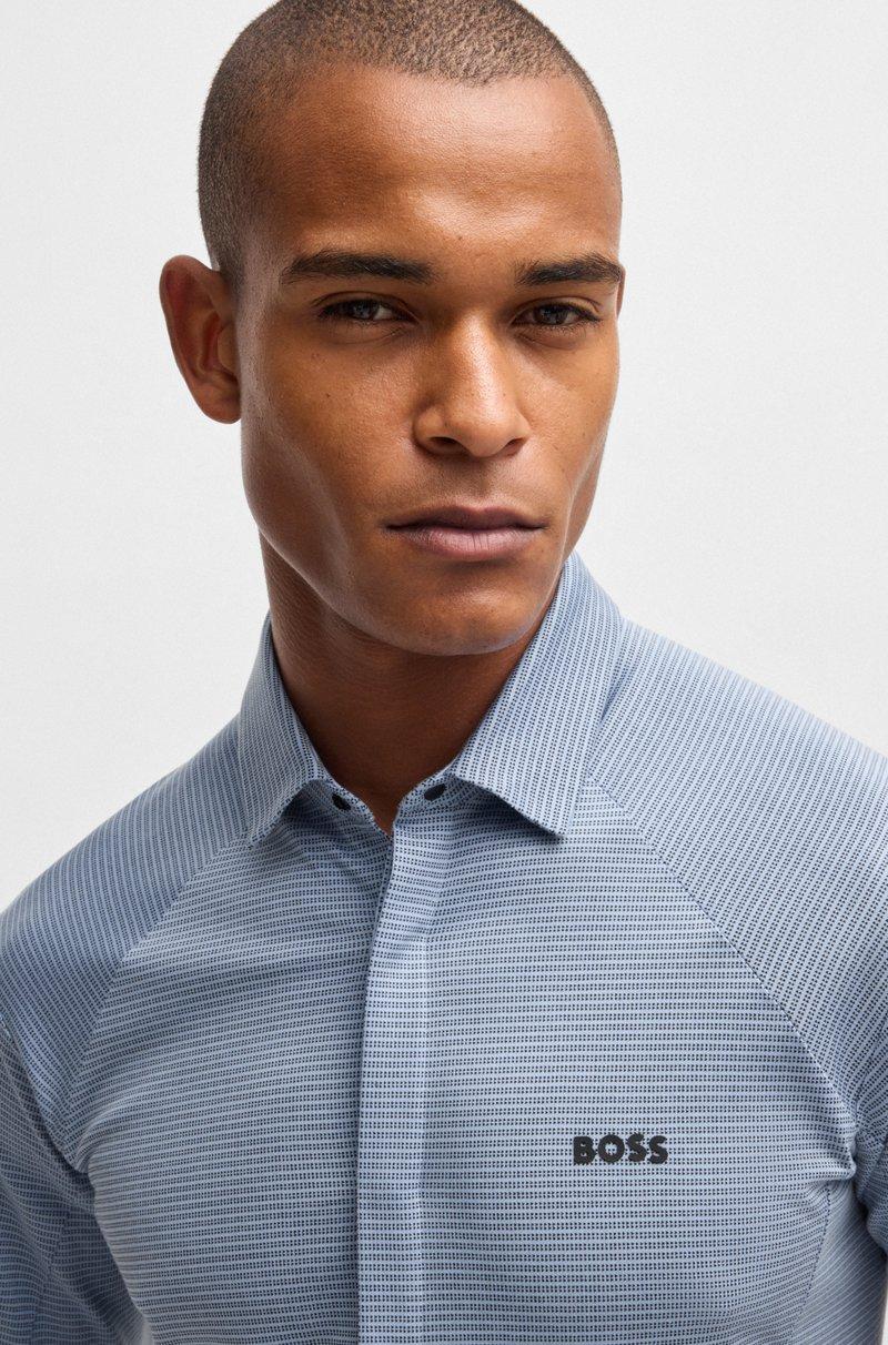 Hugo Boss Camisa Regular Fit En Punto De Piqué De Algodón