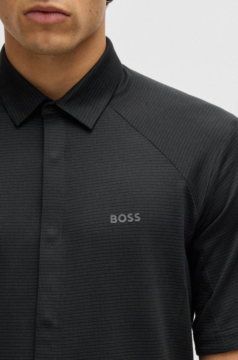 Hugo Boss Camisa Regular Fit En Punto De Piqué De Algodón