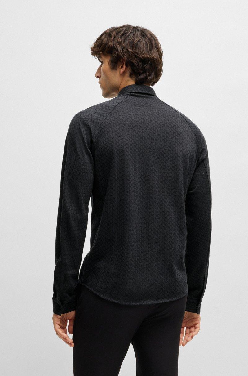 Hugo Boss Camisa Regular Fit En Punto De Piqué De Algodón