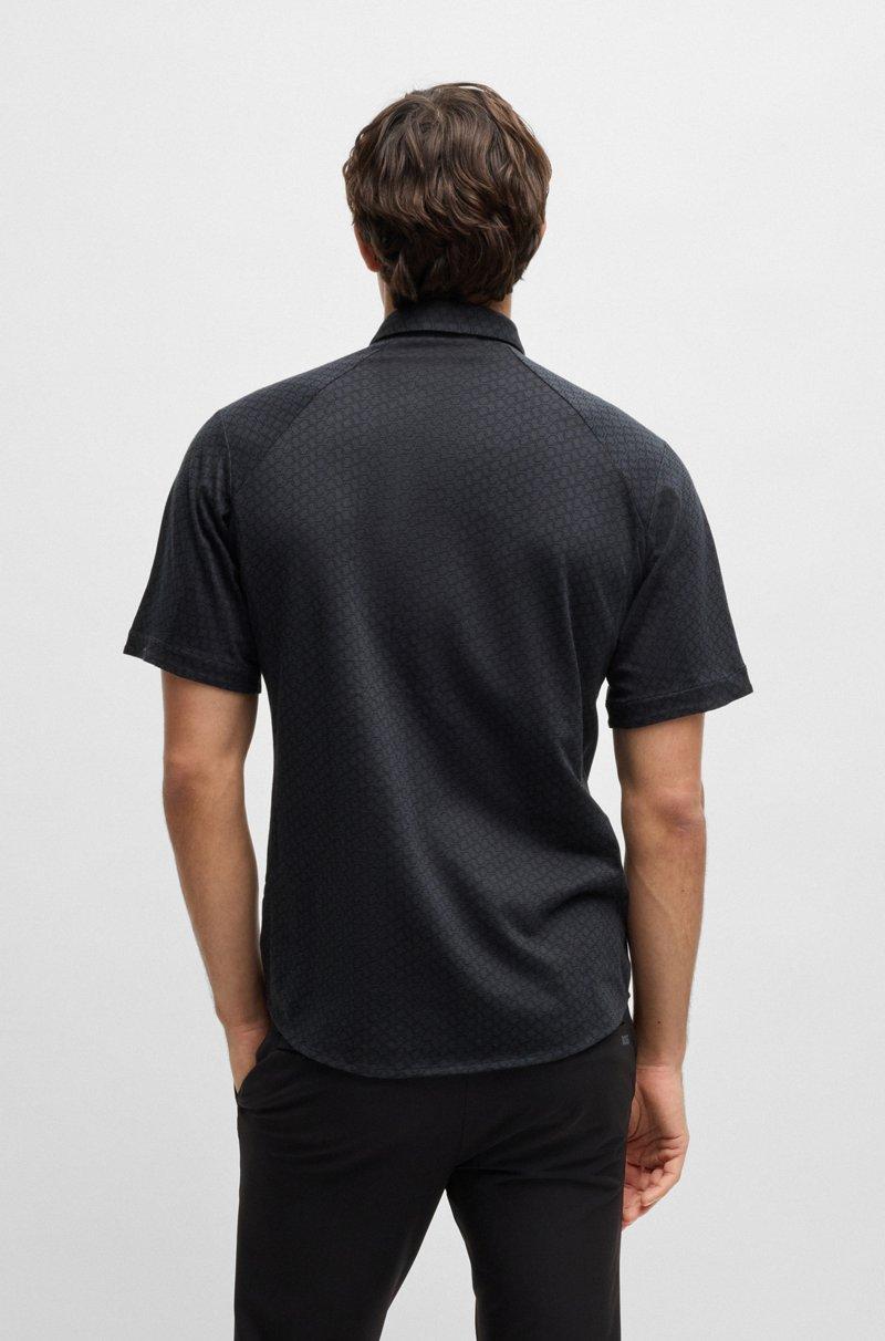 Hugo Boss Camisa Regular Fit En Punto De Piqué De Algodón