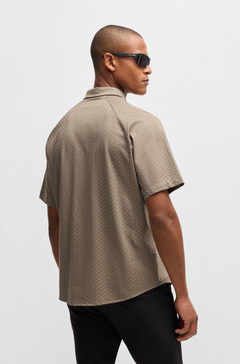 Hugo Boss Camisa Regular Fit En Punto De Piqué De Algodón