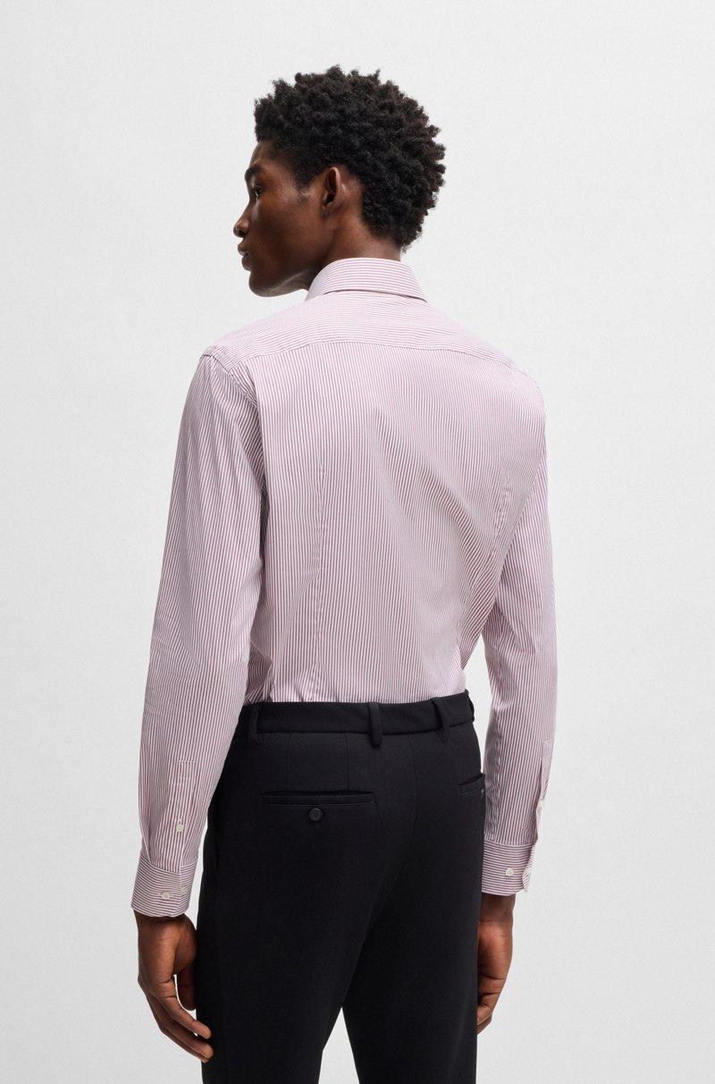 Hugo Boss Camisa Slim Fit De Algodón De Planchado Fácil