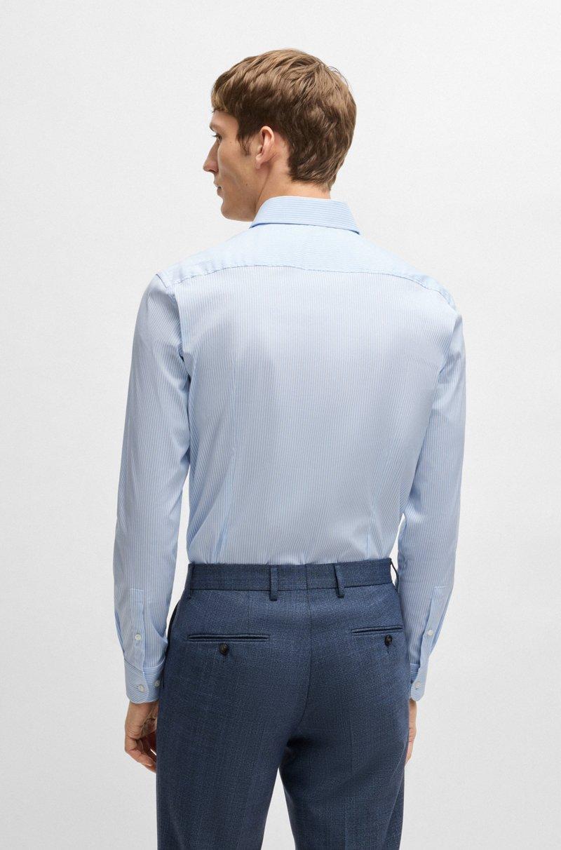 Hugo Boss Camisa Slim Fit De Algodón De Planchado Fácil