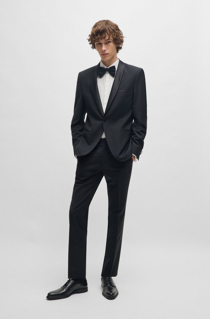 Hugo Boss Camisa Slim Fit De Algodón Elástico Con Estructura