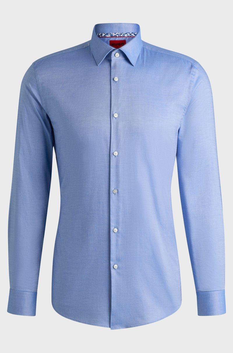 Hugo Boss Camisa slim fit de algodón Oxford de planchado fácil