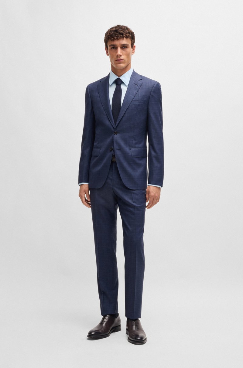 Hugo Boss Camisa Slim Fit De Popelín De Algodón Con Elástico