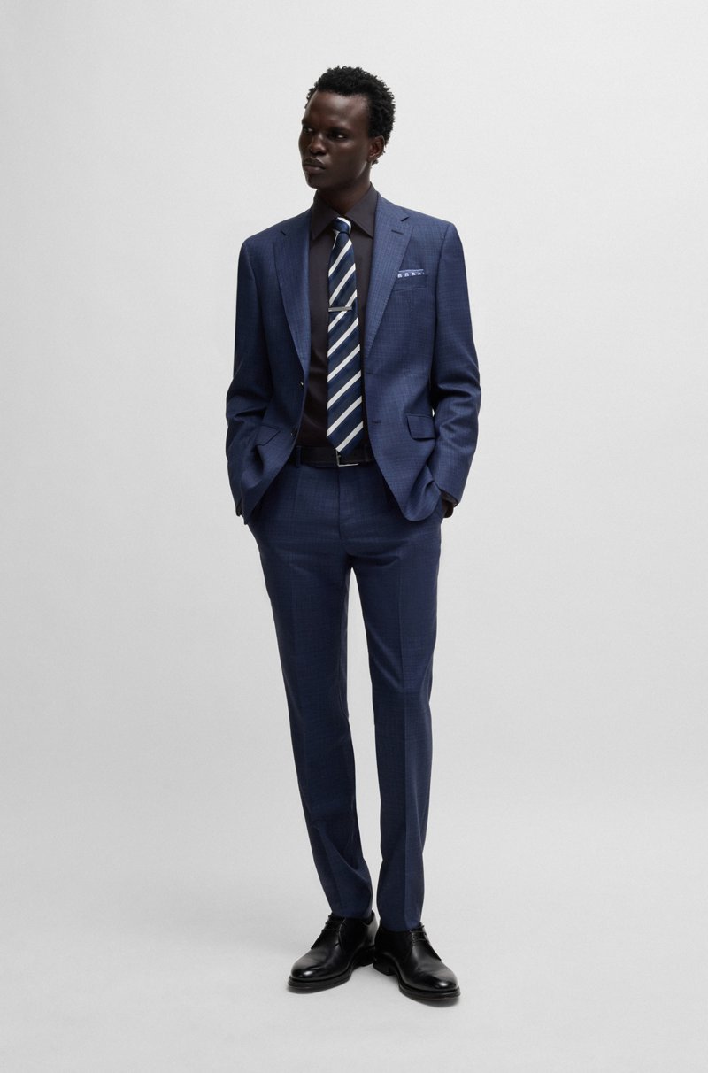 Hugo Boss Camisa Slim Fit De Popelín De Algodón Con Elástico