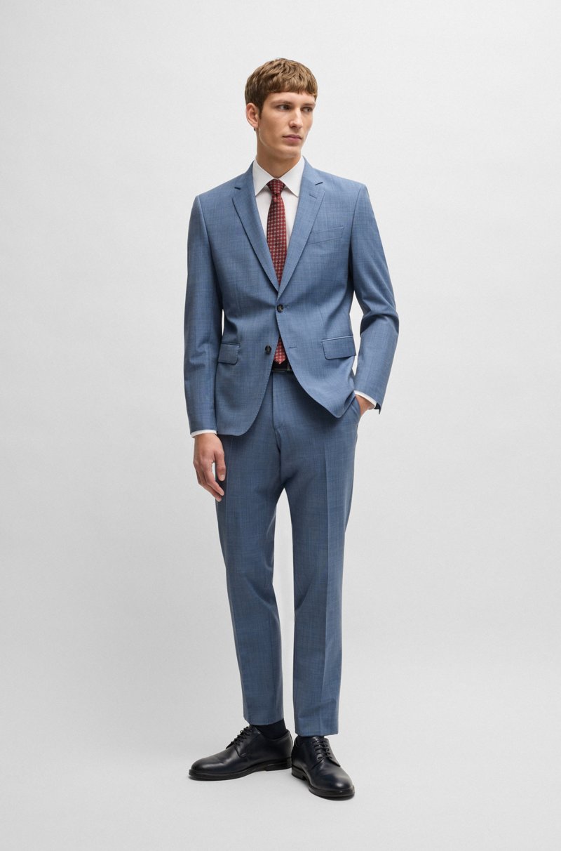 Hugo Boss Camisa Slim Fit De Popelín De Algodón De Planchado Fácil