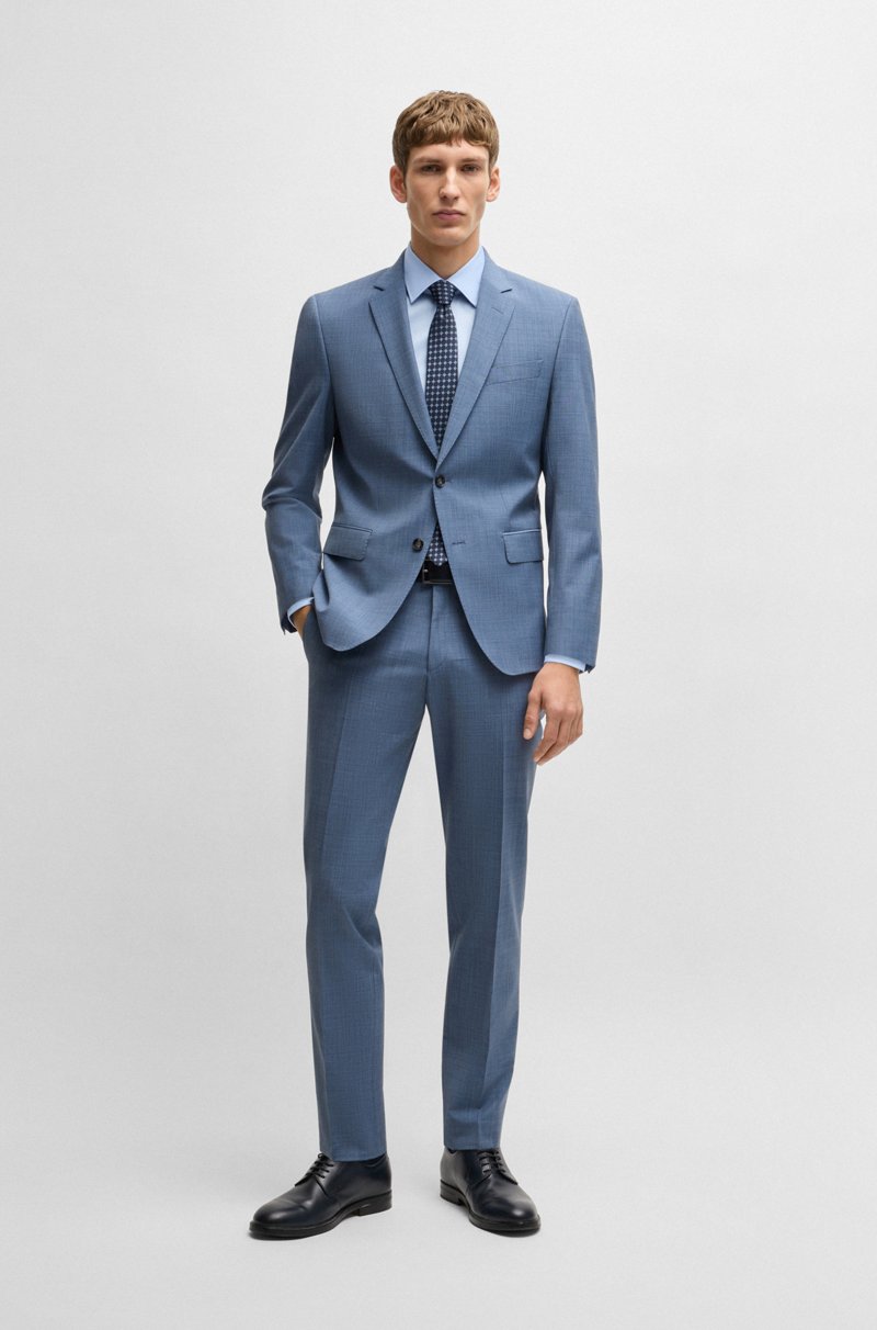 Hugo Boss Camisa Slim Fit De Popelín De Algodón De Planchado Fácil