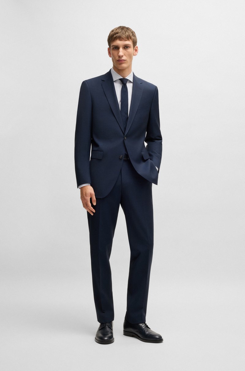 Hugo Boss Camisa Slim Fit En Algodón A Rayas De Planchado Fácil