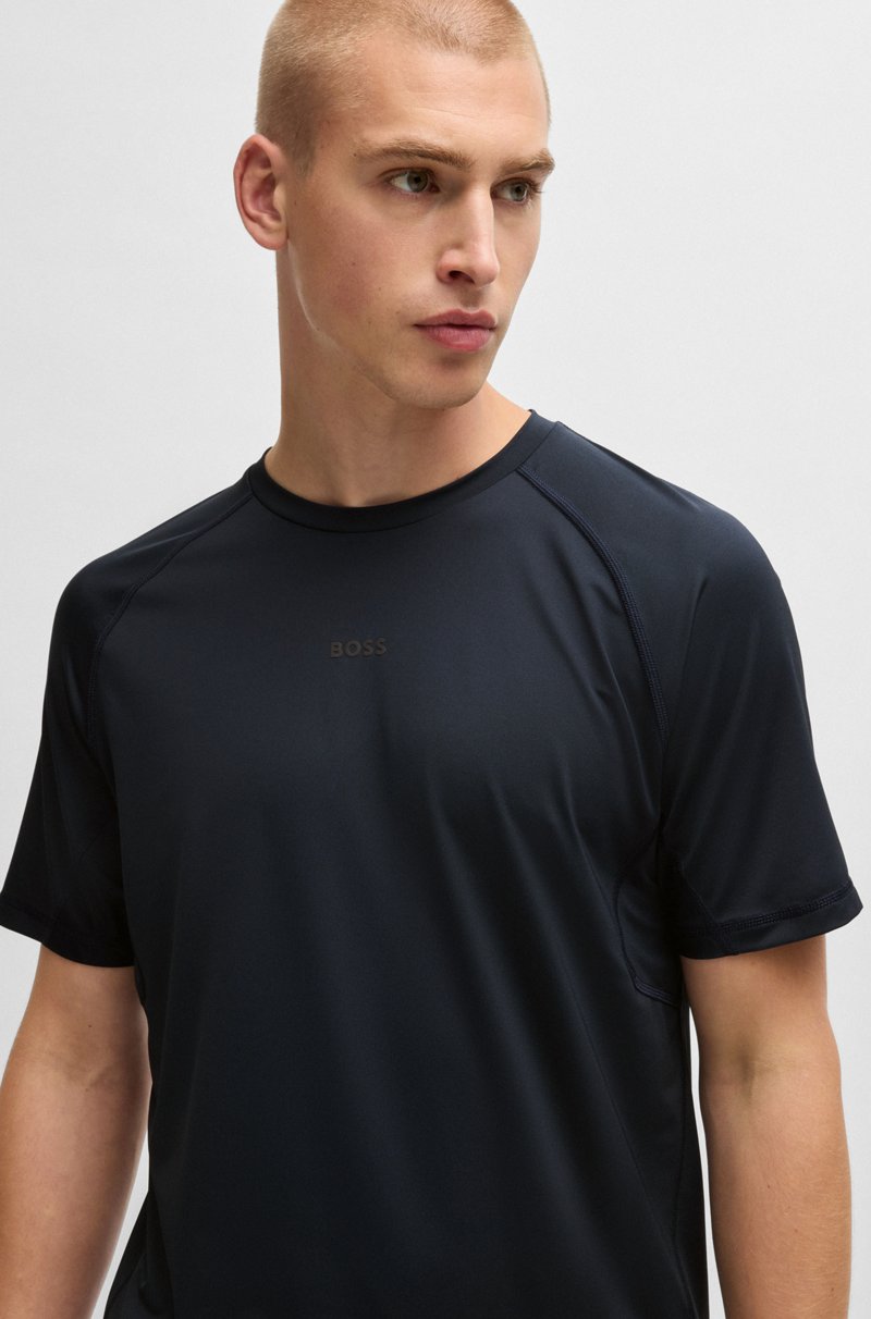 Hugo Boss Camiseta Activa Slim Fit Con Detalles Reflectantes Decorativos