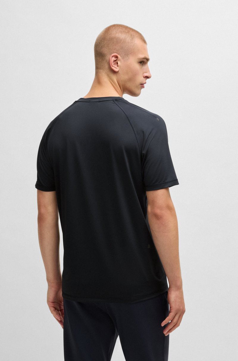 Hugo Boss Camiseta Activa Slim Fit Con Detalles Reflectantes Decorativos