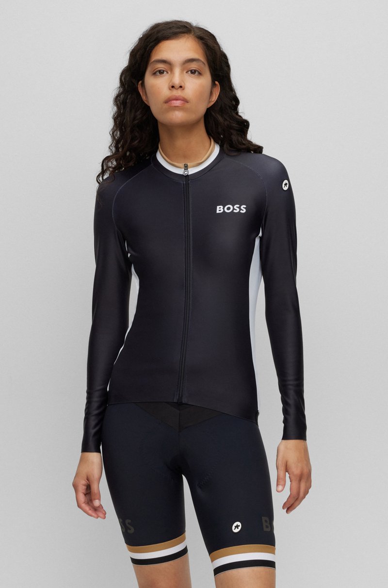 Hugo Boss Camiseta BOSS X ASSOS De Punto Con Cremallera Y Tres Bolsillos Traseros