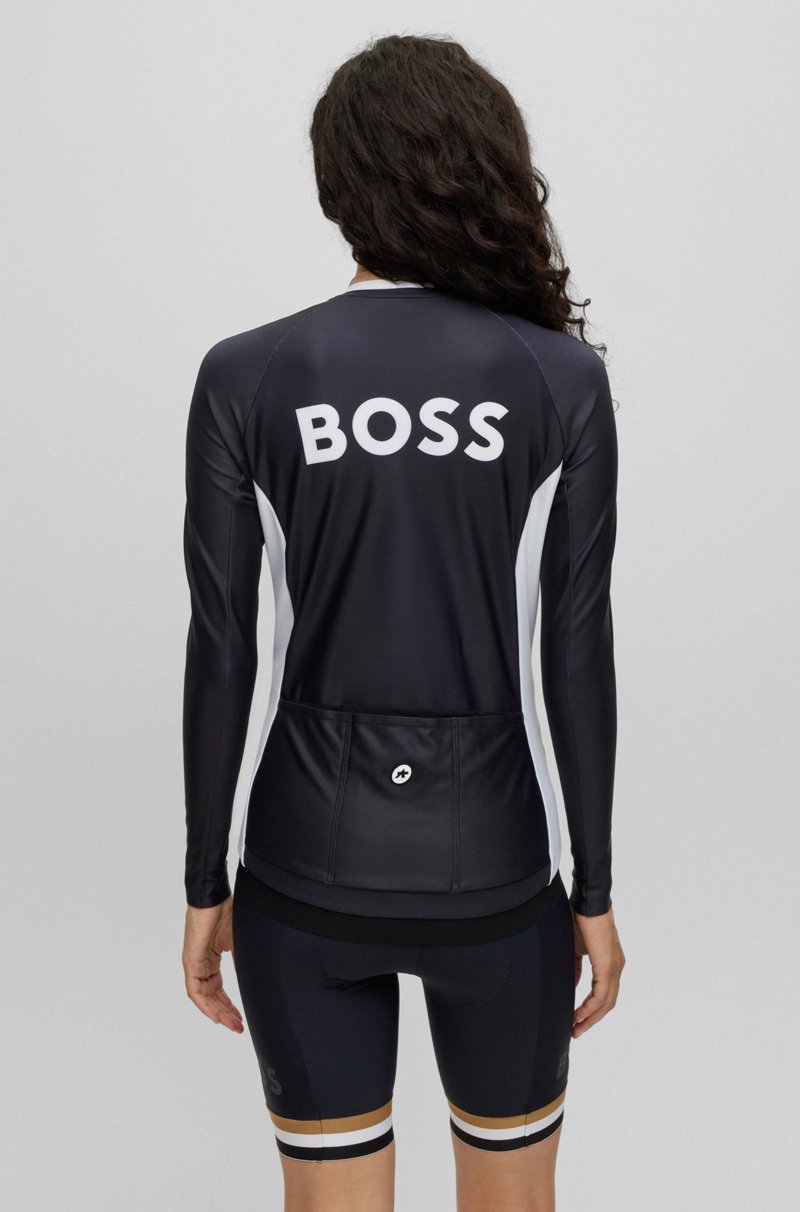 Hugo Boss Camiseta BOSS X ASSOS De Punto Con Cremallera Y Tres Bolsillos Traseros