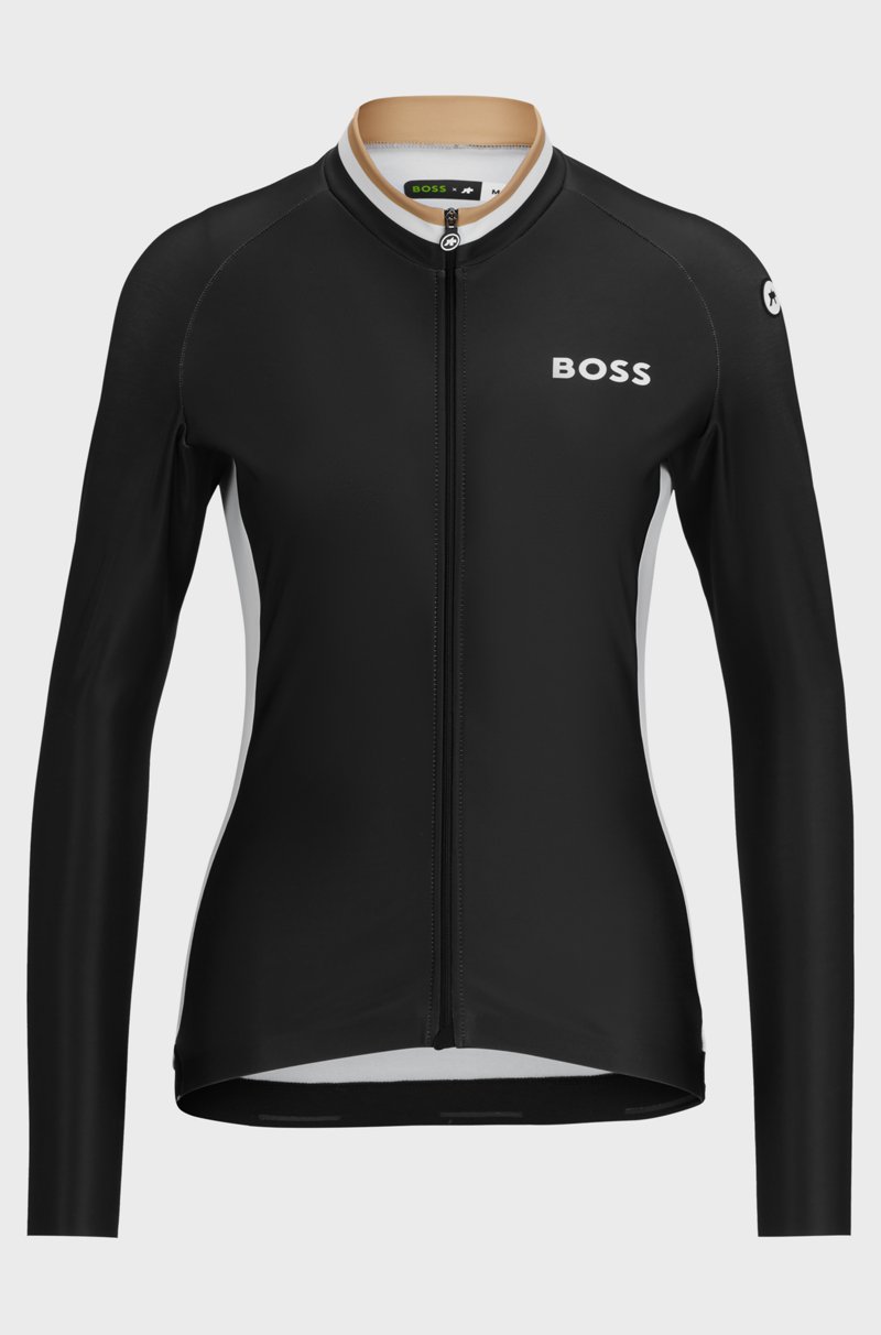 Hugo Boss Camiseta BOSS x ASSOS de punto con cremallera y tres bolsillos traseros