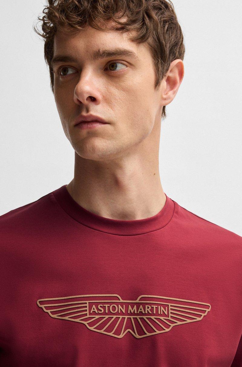 Hugo Boss Camiseta BOSS X ASTON MARTIN De Algodón Elástico Con Logo De Diseño