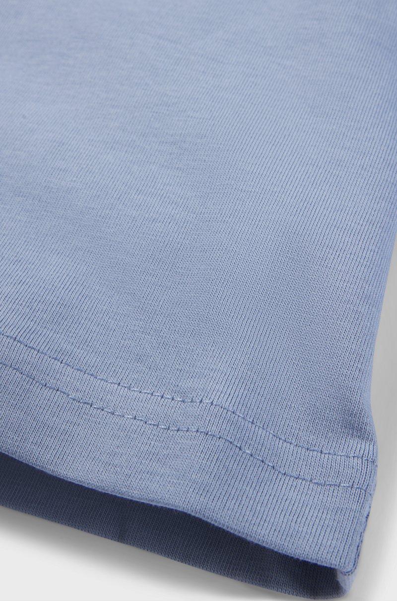 Hugo Boss Camiseta De Manga Larga Para Niños En Algodón Con Logo Estampado