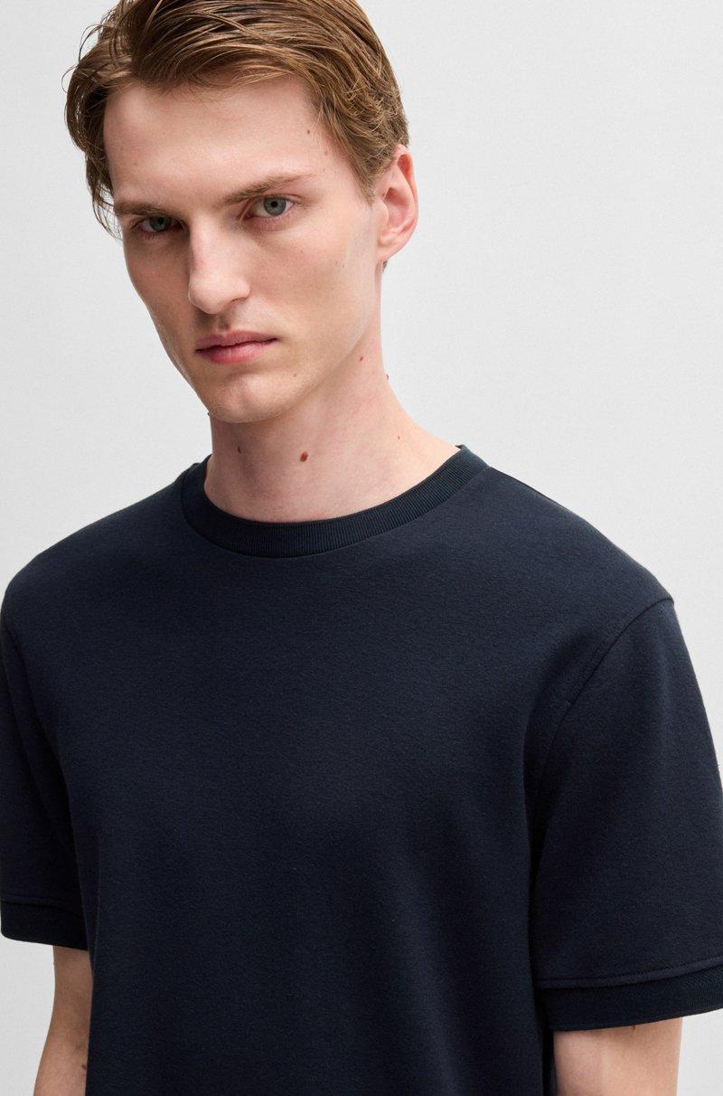 Hugo Boss Camiseta De Mezcla De Cashmere Y Algodón Con Acabado Antibacteriano