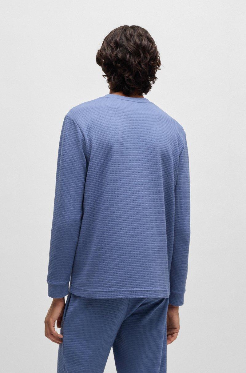 Hugo Boss Camiseta De Pijama De Algodón Con Logo Bordado