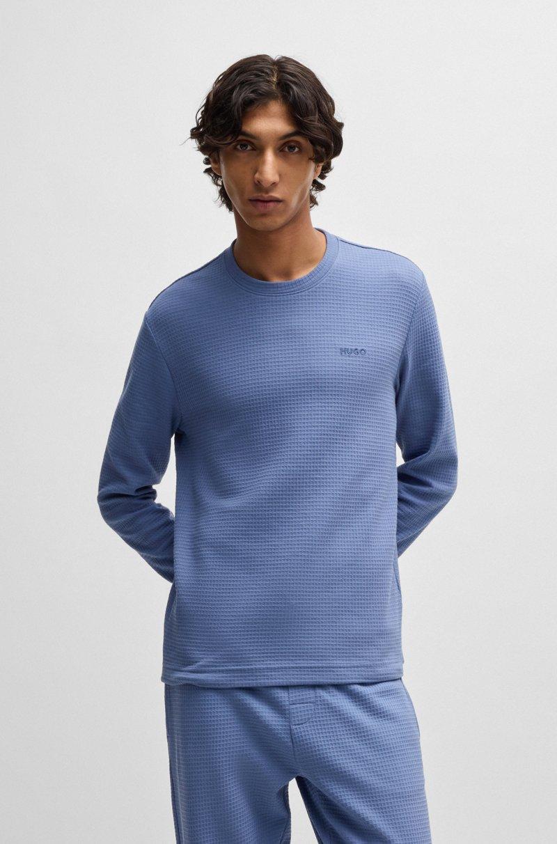 Hugo Boss Camiseta de pijama de algodón con logo bordado