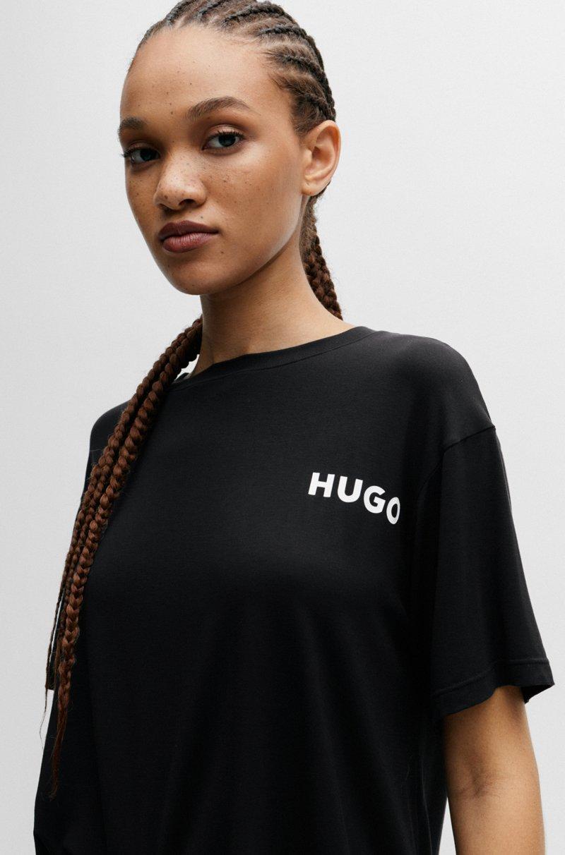 Hugo Boss Camiseta De Pijama Relaxed Fit En Punto Elástico