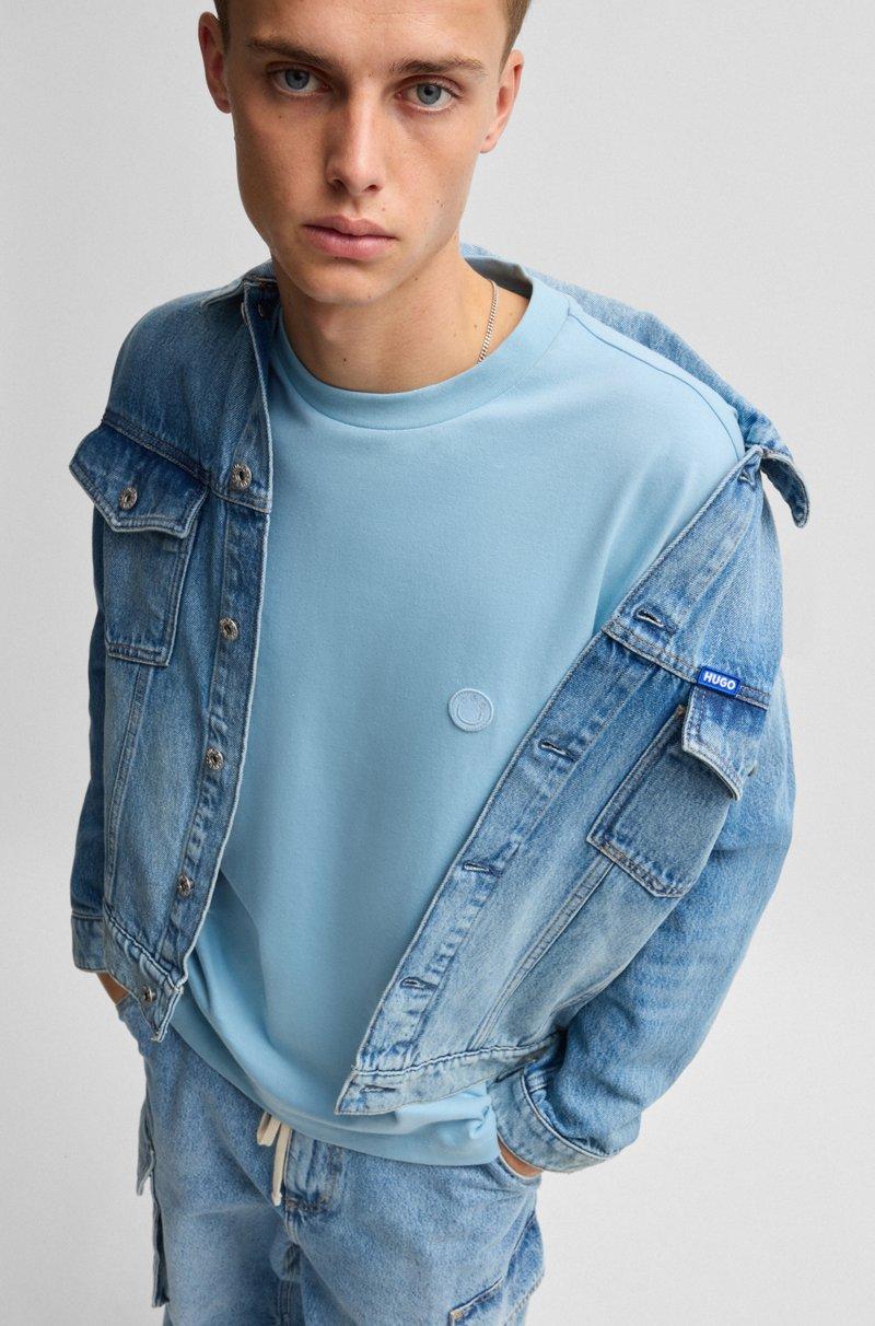 Hugo Boss Camiseta De Punto De Algodón Con Logo Happy HUGO