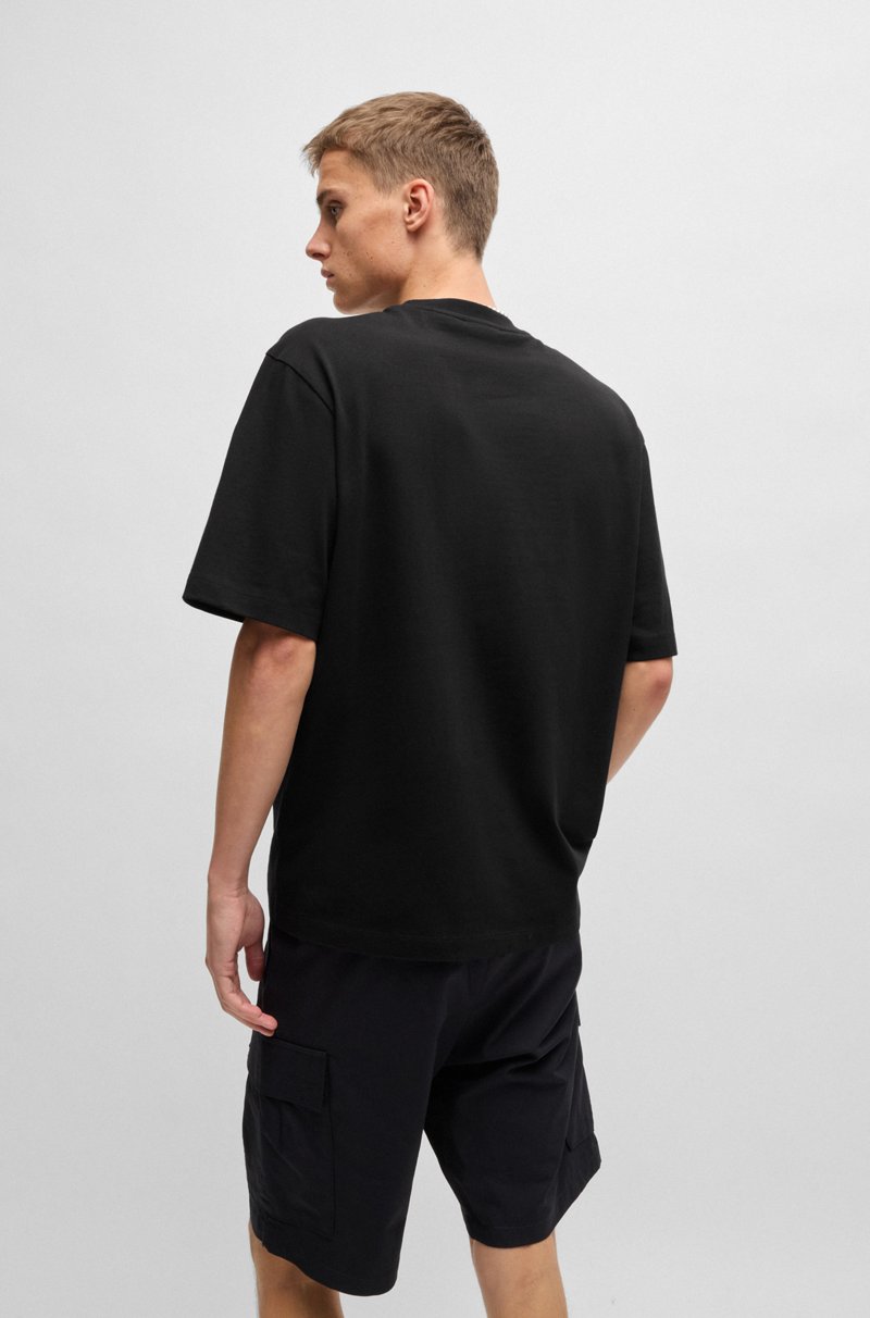 Hugo Boss Camiseta De Punto De Algodón Con Logo Happy HUGO