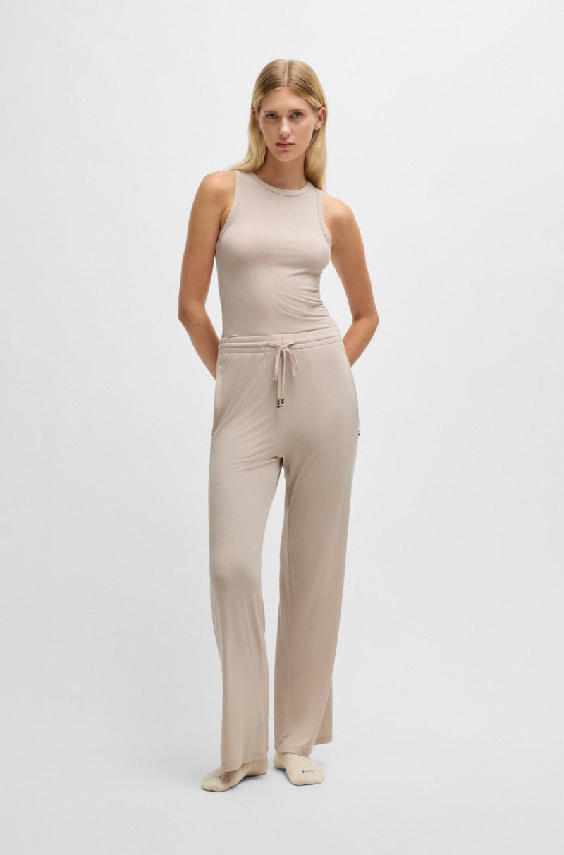 Hugo Boss Camiseta De Tirantes En Punto Acanalado De Modal Elástico