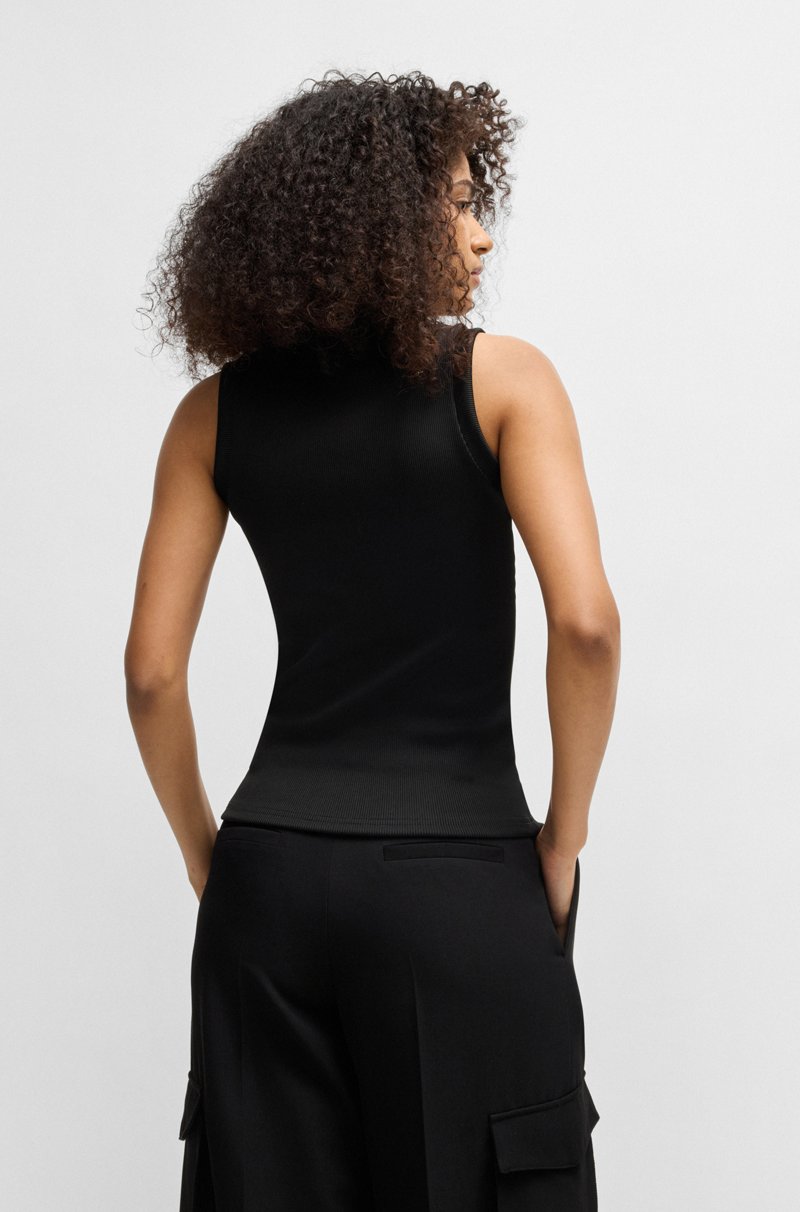 Hugo Boss Camiseta De Tirantes Slim Fit Con Cadena De Logos Desmontable