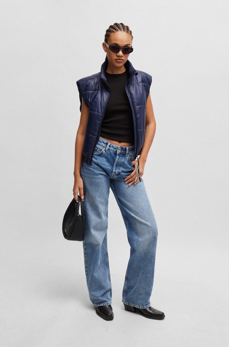 Hugo Boss Camiseta De Tirantes Slim Fit En Mezcla De Algodón Elástico