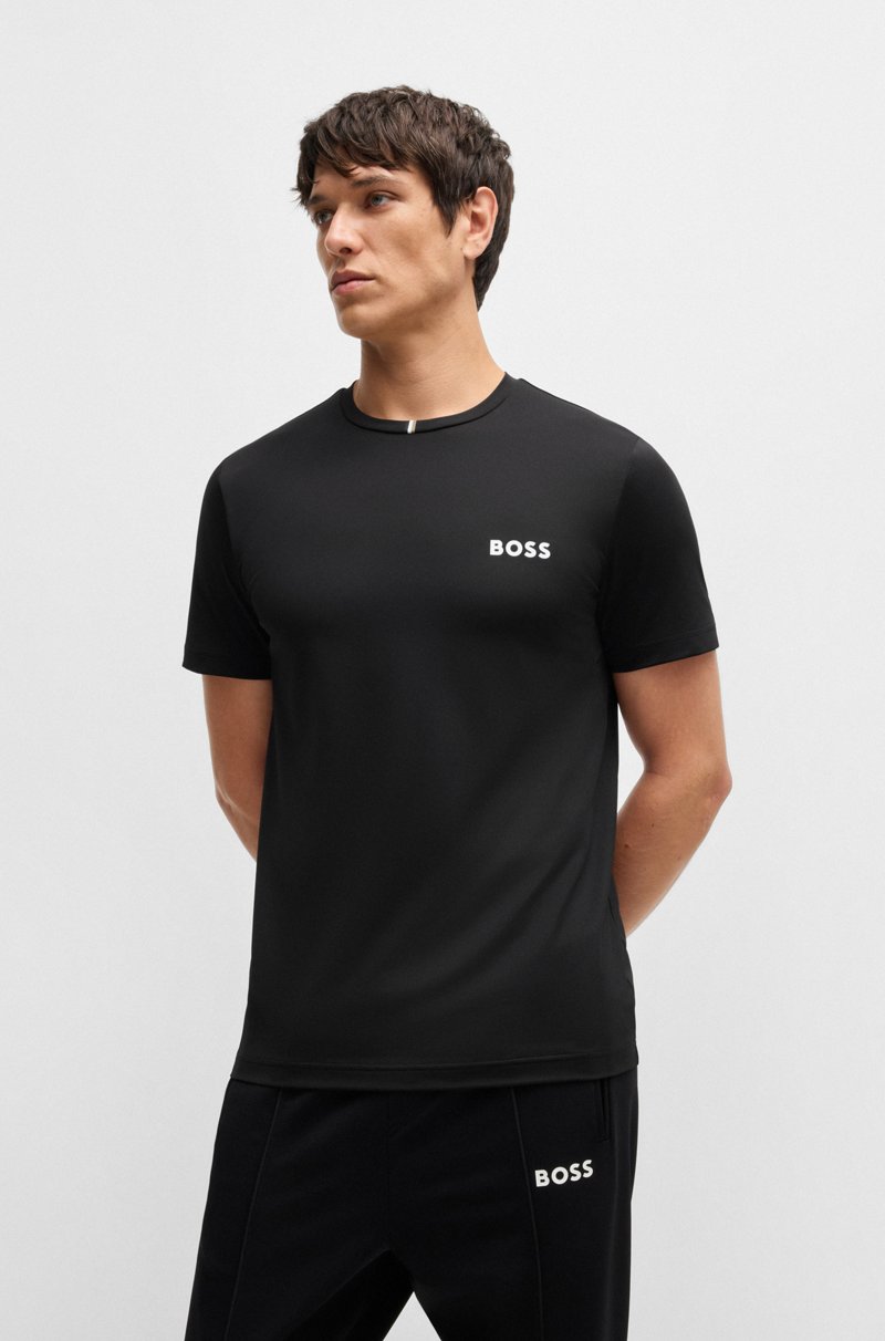 Hugo Boss Camiseta deportiva en piqué que absorbe la humedad