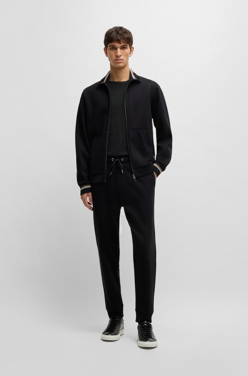 Hugo Boss Camiseta En Mezcla De Algodón Con Estructura De Jacquard De Burbujas