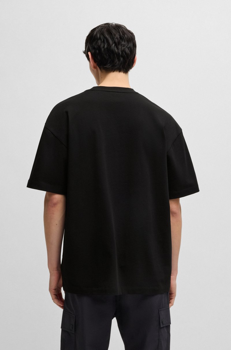 Hugo Boss Camiseta HUGO X RB De Punto De Algodón Con Estampado De Carreras