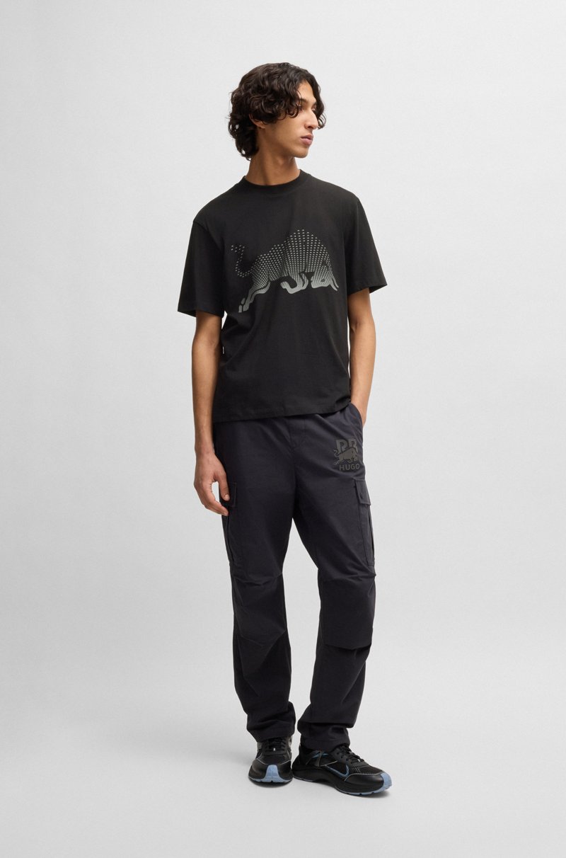 Hugo Boss Camiseta HUGO X RB En Punto De Algodón Con Gráfico De Toro Degradado