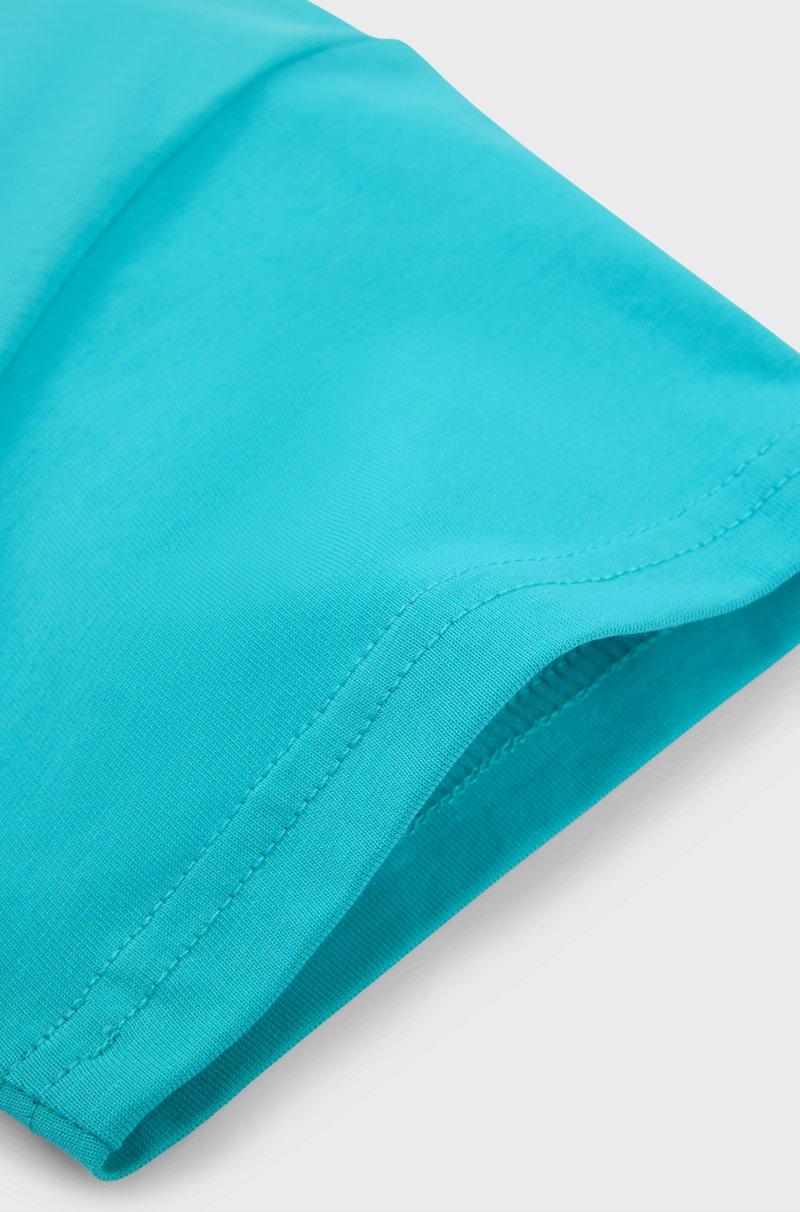 Hugo Boss Camiseta Loose Fit Para Niños En Algodón Con Estampado De Temporada