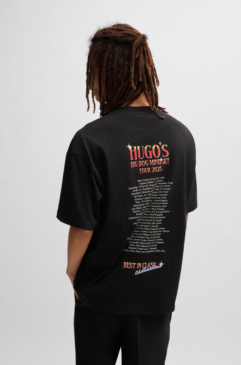 Hugo Boss Camiseta Oversize Fit De Algodón Con Gráficos De Perros