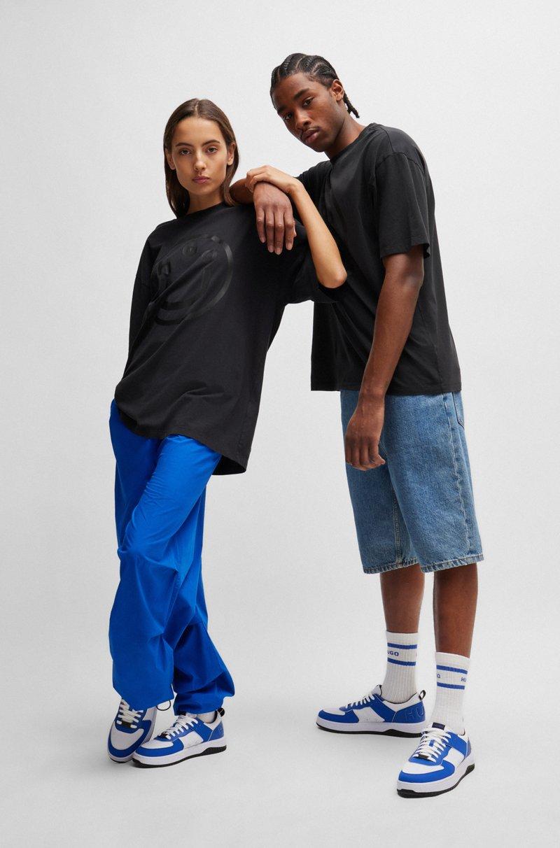 Hugo Boss Camiseta oversize fit de algodón con logo de la nueva temporada