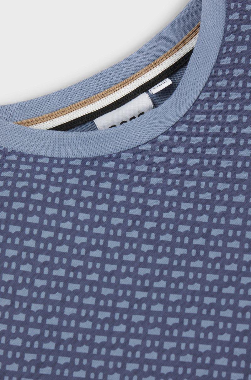 Hugo Boss Camiseta Para Niños En Algodón Con Estampado De Monogramas