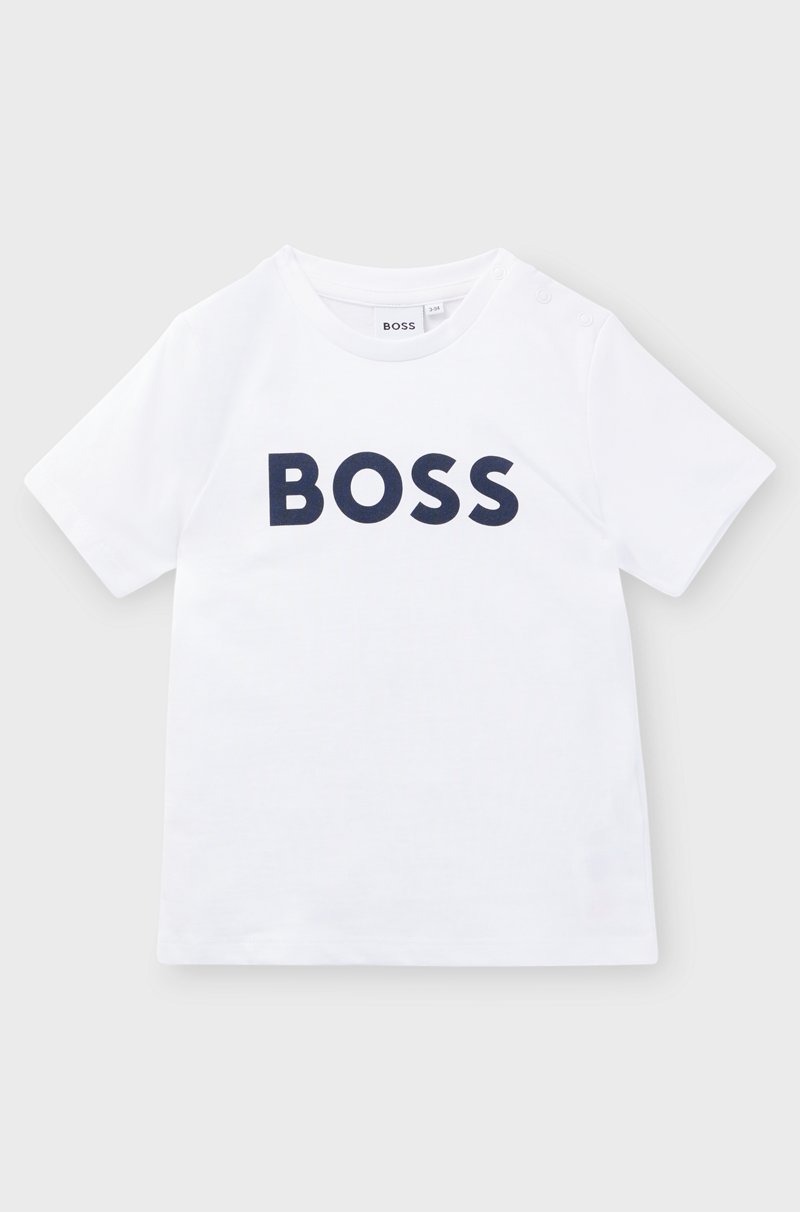 Hugo Boss Camiseta para niños en algodón con logo estampado
