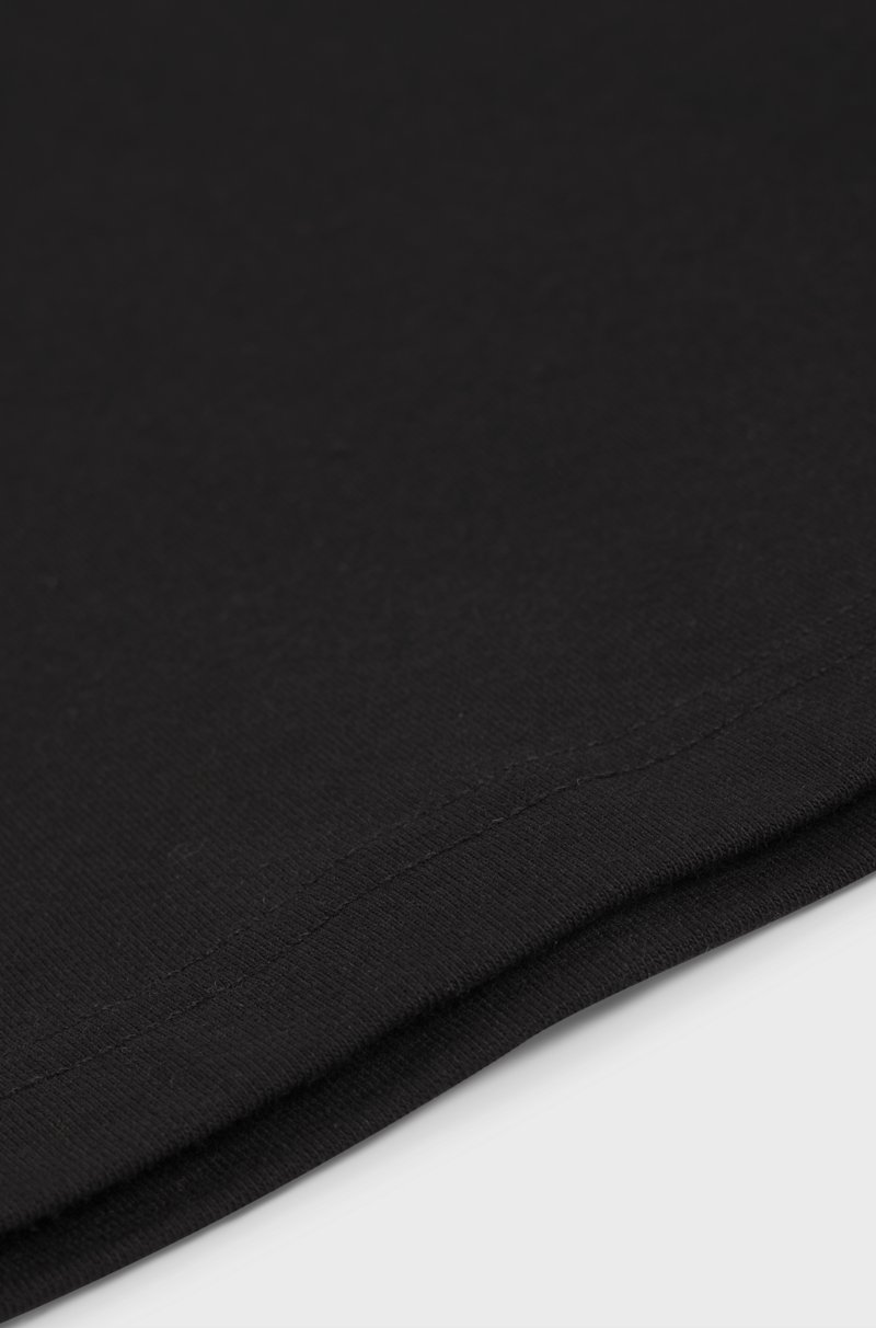 Hugo Boss Camiseta Para Niños En Algodón Elástico Con Logo De Efecto Metálico