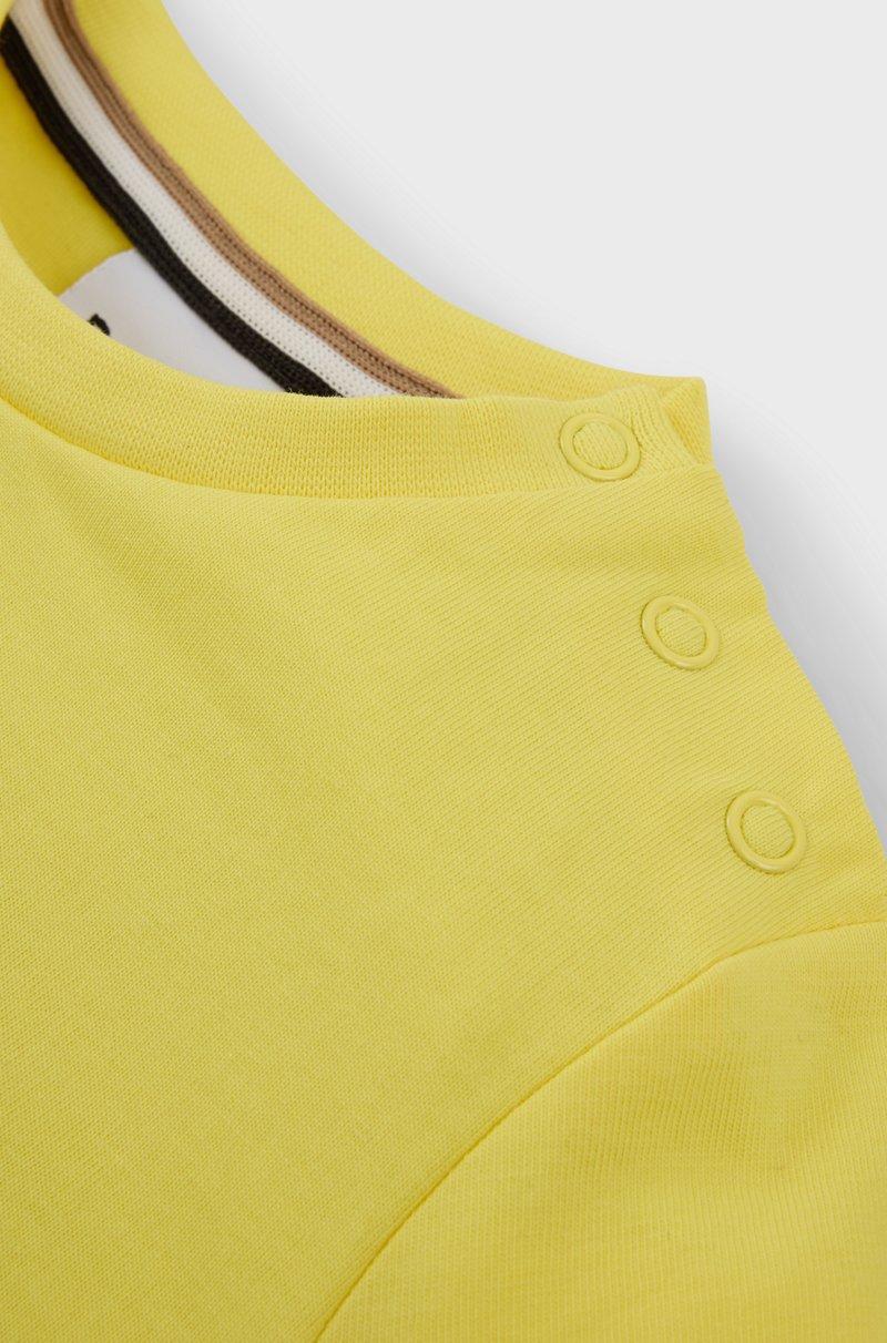 Hugo Boss Camiseta Para Niños En Punto De Algodón Con Logo Grabado