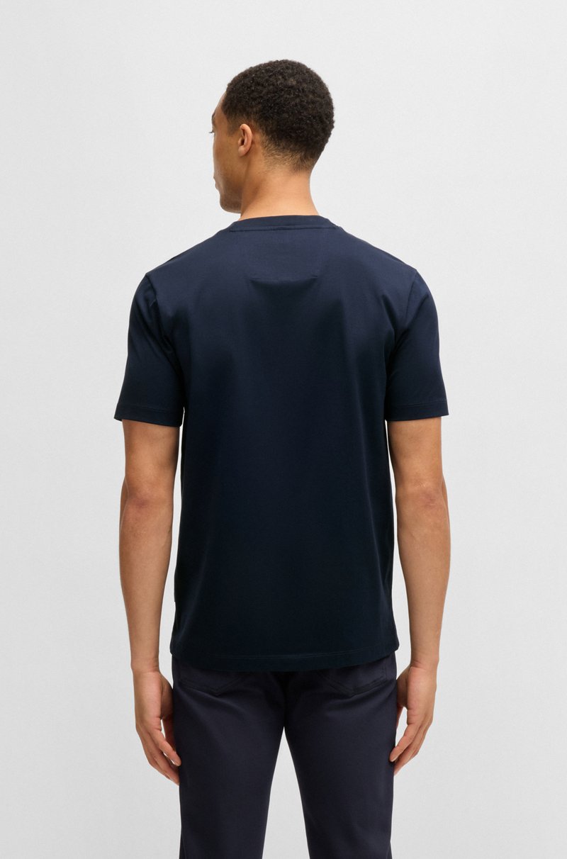 Hugo Boss Camiseta Porsche X BOSS De Algodón Mercerizado Con Detalle De La Colaboración