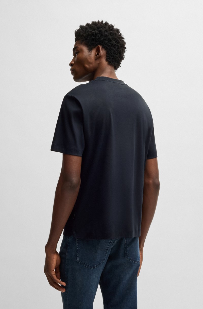 Hugo Boss Camiseta Regular Fit De Algodón Con Monograma Double B