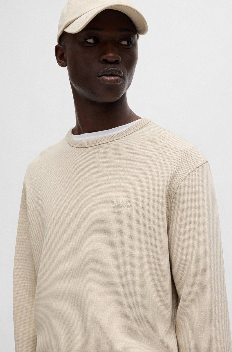 Hugo Boss Camiseta Regular Fit En Algodón Con Logo Bordado