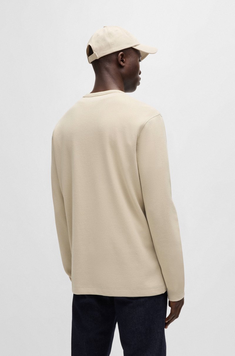 Hugo Boss Camiseta Regular Fit En Algodón Con Logo Bordado