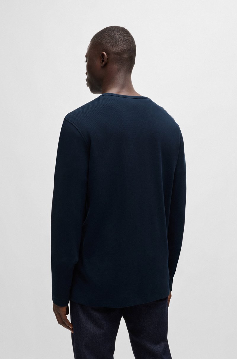 Hugo Boss Camiseta Regular Fit En Algodón Con Logo Bordado