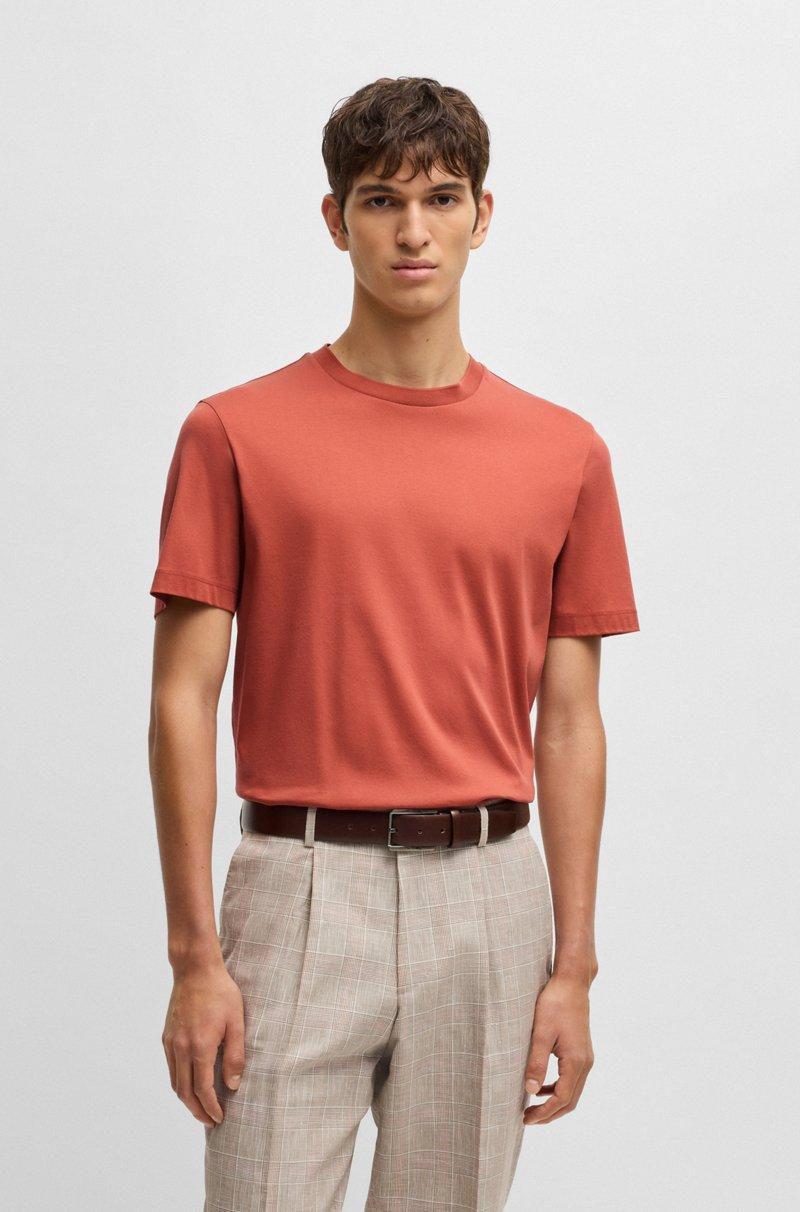Hugo Boss Camiseta regular fit en algodón mercerizado