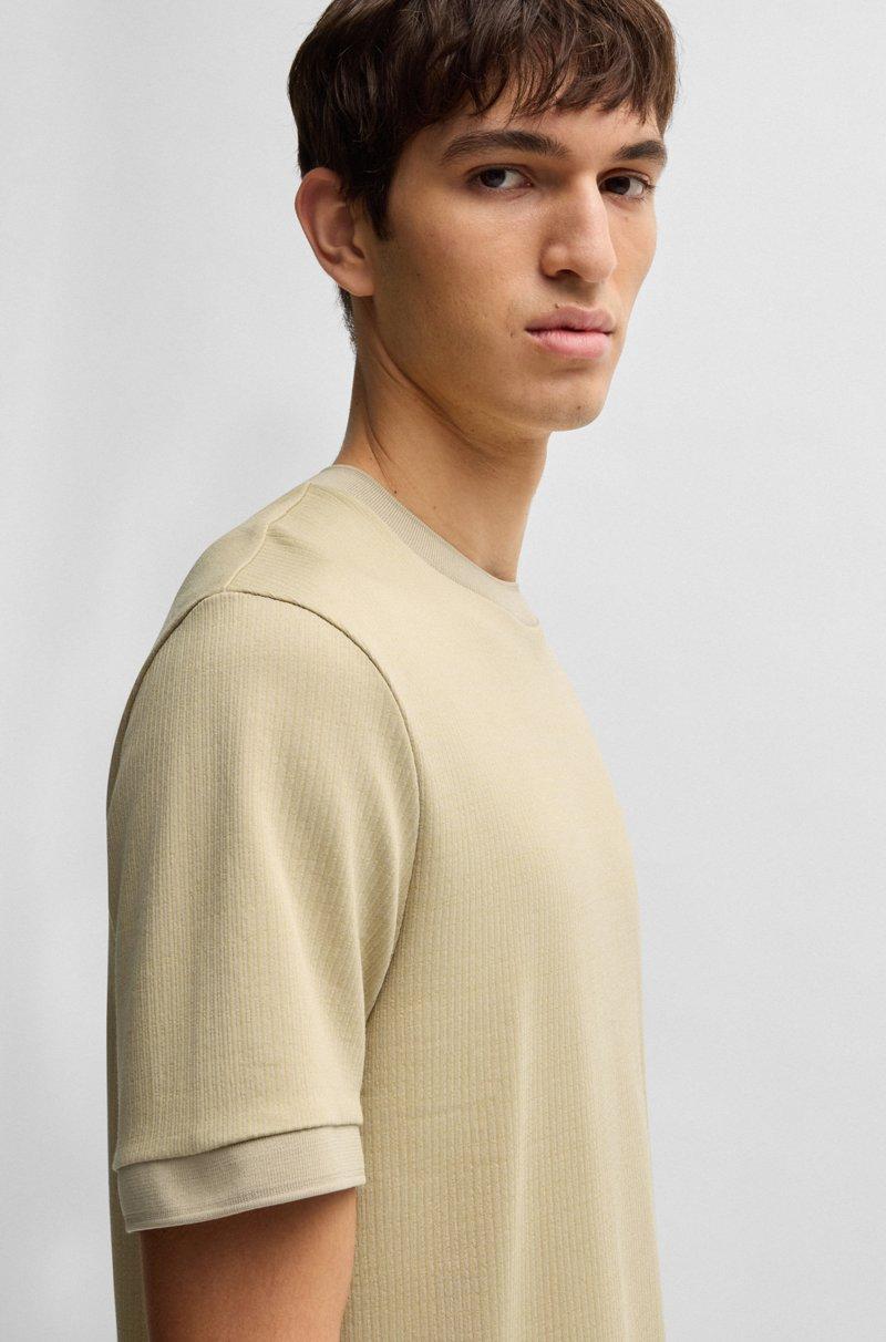 Hugo Boss Camiseta Regular Fit En Sirsaca De Algodón
