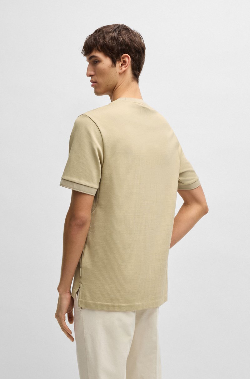 Hugo Boss Camiseta Regular Fit En Sirsaca De Algodón