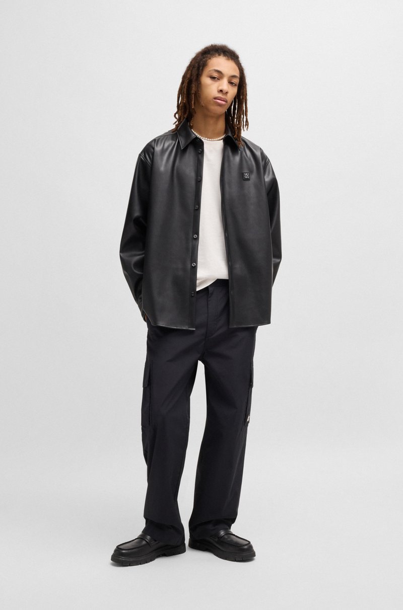 Hugo Boss Camiseta Relaxed Fit En Algodón Con Logo Estampado